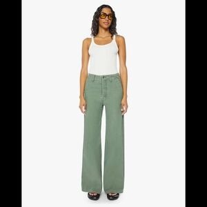 Mother The Roller Sneak Jeans GREEN